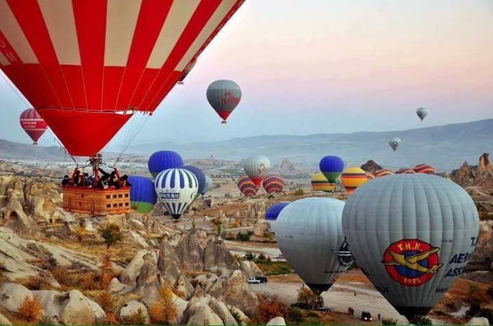 2017ʹde Kapadokyaʹda balon turları kötü hava şartlarına yenildi