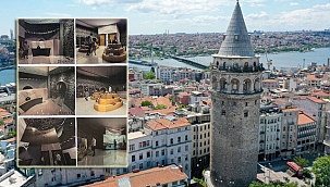Galata Kulesi'nin son görüntülerine 'Otel Lobisi' benzetmesi