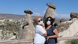 İşte koronavirüs gölgesinde Kapadokya'yı ziyaret eden turist sayısı