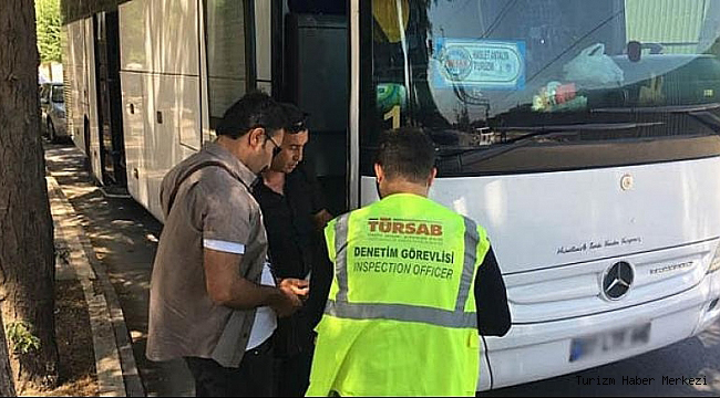 Kurallara uymayan 8 tur aracına ceza yağdı!