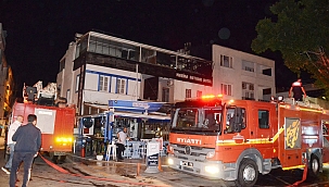 Bodrum'da turist dolu otel alev alev yandı!