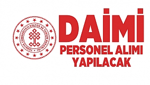 Kültür ve Turizm Bakanlığı daimi personel alımı yapacak