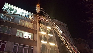 İstanbul Fatih'te otel yangını!