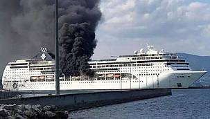 Cruise gemisinde yangın!