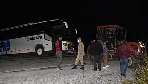 Metro Turizm faciası! Otobüs ters yola girdi