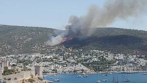 Bodrum'da yeni yangın! Alevler bir otele sıçradı