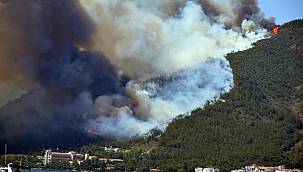 Marmaris Martı Resort Hotel de alevlere teslim oldu!