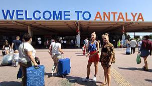 Son verilerle Antalya'ya gelen turist sayısı