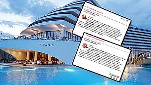 Titanic Beach Lara Resort Otel'in havuzu hastanelik etti!