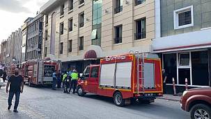 Otel asansöründe yangın! 1 ölü, 1 yaralı