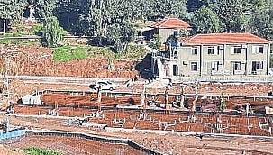 ÇED kararını beklemeden otelin temelini attılar!