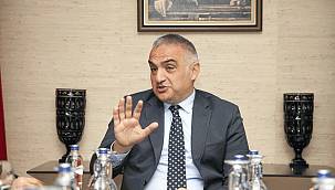 Bakan Ersoy: ''Turizm geliri beklentimiz ellerimizi açıp turist beklemekle olmaz''