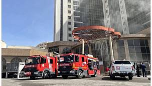 Otel inşaatında yangın çıktı, bekçi lobide ölü bulundu!