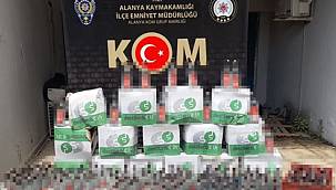 Otelin gizli bölmesinde litrelerce sahte alkol ele geçirildi!