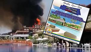 Yanmış otelden oda sattılar! Tatilcilerin hayallerini küle döndürdüler