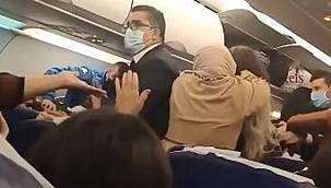 THY uçağında yolcu ile kaptan pilot kavga etti!