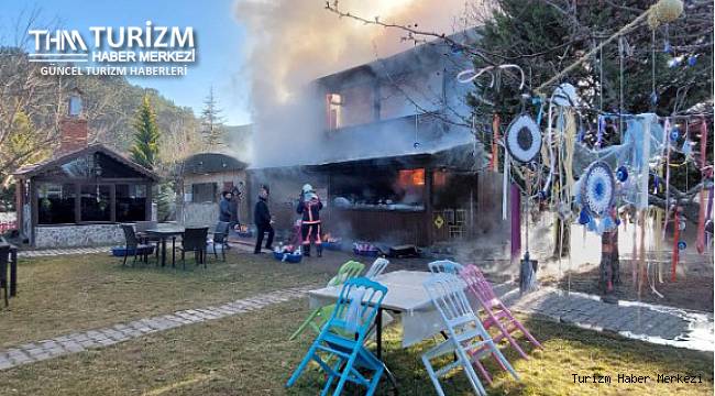 Ankara'da restoran yangını! İşletme sahibi yanarak can verdi
