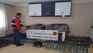 Otel ve eğlence merkezlerine verilecek binlerce şişe sahte içki ele geçirildi!