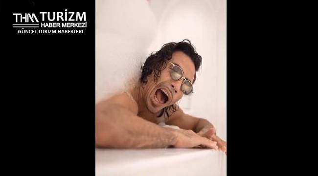 50 milyon Euro'ya aldığı otelin tanıtımı için hamamda ilginç video!