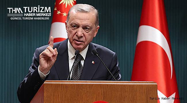 Cumhurbaşkanı Erdoğan 2023 turizm geliri ve turist hedefini açıkladı!