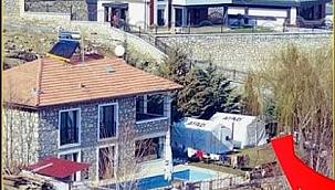 Malatya'da havuzlu villanın bahçesine AFAD çadırı kurdular!