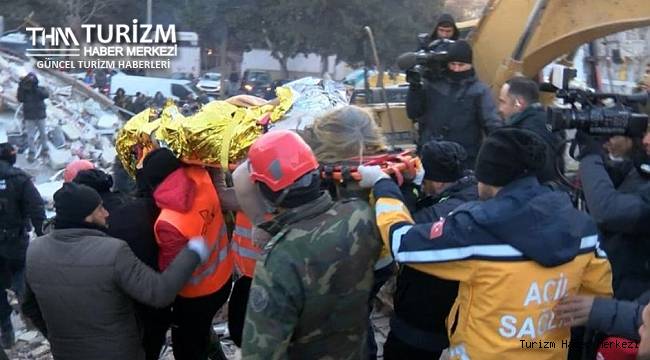 Otel enkazından 52 saat sonra mucize kurtuluş!