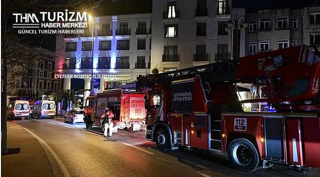 İstanbul'daki 5 yıldızlı otelde yangın!