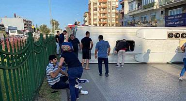 Otel personel servisi kaza yaptı! Çok sayıda yaralı var