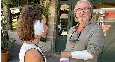Kapadokya'da başıboş köpekler turistlere saldırdı!
