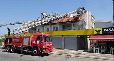 Otel personel lojmanında 1 yılda ikinci yangın! Otel personeli mahsur kaldı
