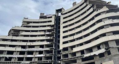 27 milyon Euro yatırımdan sonra harabeye dönen 5 yıldızlı otel yıkıldı!