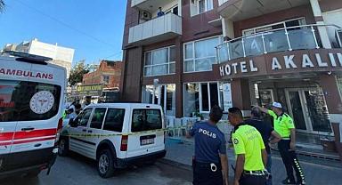 Otelde çalışan işçi beşinci kattan düştü!