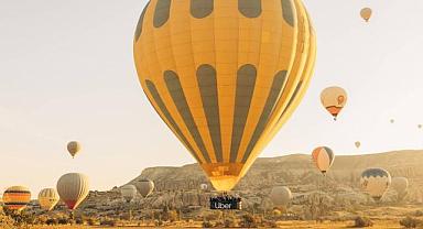 Uber Kapadokya'da balon işine girdi! Rezervasyon almaya başladı
