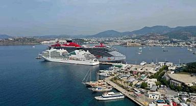 Bodrum'un kruvaziyer turizmi karnesi belli oldu! İşte gelen gemi ve turist sayısı