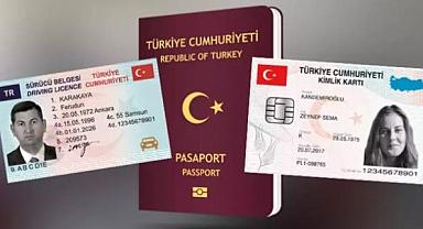 2024 yılı pasaport harcı, ehliyet, kimlik ve trafik cezaları ücretleri
