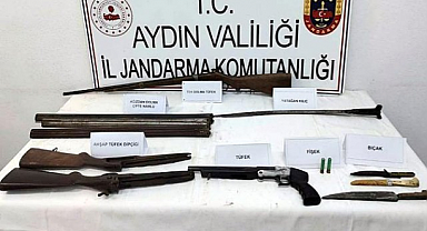 Aydın'da Osmanlı dönemine ait kılıç ele geçirildi