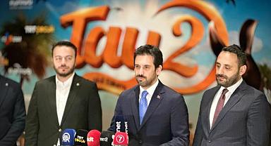 Bakan Yardımcısı Batuhan Mumcu'dan Tay 2: Ebabil Takımı filminin galasında dikkat çeken Filistin mesajı