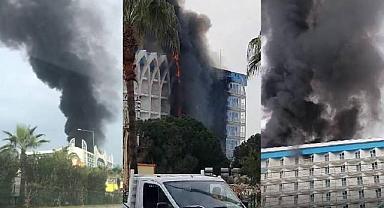 Antalya'daki 5 yıldızlı otelde büyük yangın!