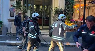 İstanbul Beyoğlu'ndaki otelde yangın! Yaralılar var
