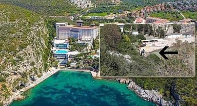 Ladonia Hotels Adakule'de çevre katliamı! Koya moloz döküp demir iskele kurdular