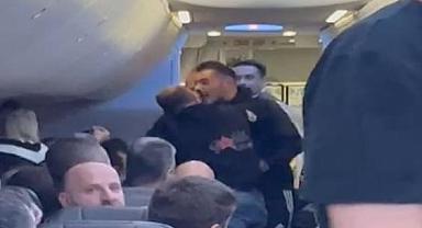SunExpress Dalaman uçağında kavga! Yolcular birbirine girdi