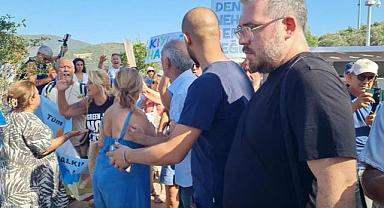Bodrum'da kıyı işgali yapan otelin yetkilileri eylemcilere, polis ve basın mensuplarına saldırdı