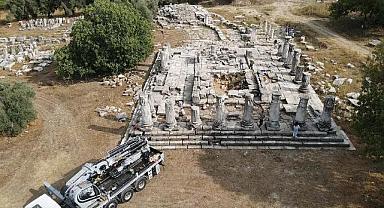 2 bin 100 yıllık tapınak ayağa kaldırılıyor!
