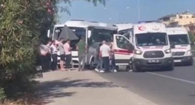 Antalya'da facia! Tur midibüsleri çarpıştı