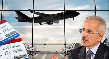 Uçak biletlerinde tavan fiyat artacak mı? Bakan Uraloğlu açıkladı