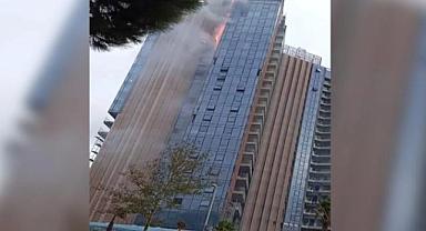 İstanbul'daki Marriott otel inşaatında yangın!