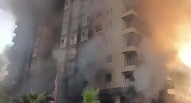 Antalya'da otel inşaatında yangın! İşçiler mahsur kaldı