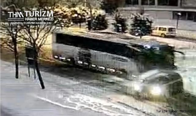 Metro Turizm yolcu otobüsü otomobil ile çarpıştı!