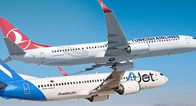 THY ve AJet'ten iç hat uçuşlarda yeni tavan fiyat kararı