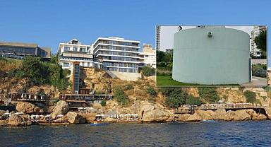 Antalya falezlere kaçak tünel yapan otel yetmemiş falezleri delip bir de asansör yapmış! Pes artık
